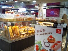 面包甜点陈列柜-山崎面包(第一八佰伴店)