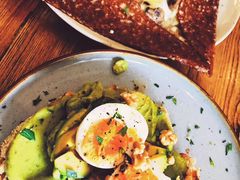 鸡蛋蘑菇熏肉荞麦可丽饼-RAC BAR(安福路店)