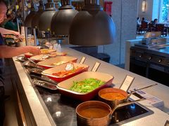 自助取餐区-青岛金沙滩希尔顿酒店·自助餐厅