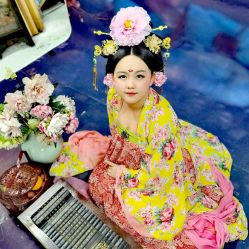 -后宫·古装汉服京剧儿童亲子全家福摄影