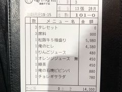 -俺的焼肉(銀座9丁目店)