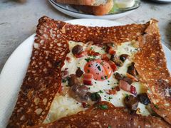 鸡蛋蘑菇熏肉荞麦可丽饼-RAC BAR(安福路店)