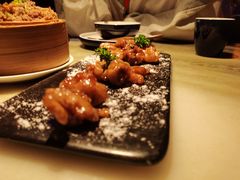 雪花糖醋里脊-绿茶餐厅(光谷世界城步行街店)