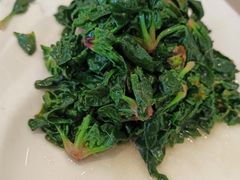清炒崇明矮脚菠菜-道道鲜·崇明私房菜(五角场店)