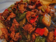 茄子肉丁小公鸡双拼拌面-文三里屯面馆(三里屯店)