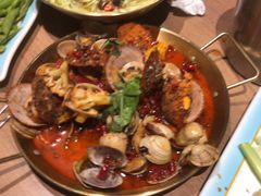 -街角等你.大连海鲜烧烤.经典铁板海鲜串(西安路店)