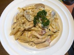 鸡肉蘑菇培根斜管面-安妮意大利餐厅(国贸店)