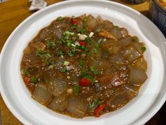 腊汁肉炒凉粉-山丹丹西北菜(金贸大厦店)