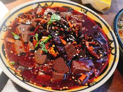 辣子蒜羊血-蓝田印象