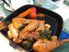 花开果香烤鸡-蜜桃花开·中西融合菜E&W(南长街店)