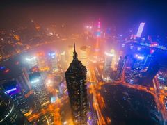 -上海环球金融中心云端足球盛典