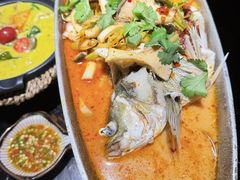 冬阴功汤鲈鱼-金厨泰国餐厅·全泰籍厨师料理(拱北店)