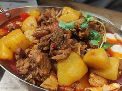 大盘鸡自带皮带面-贯贯吉·清真餐厅(浙江中路店)