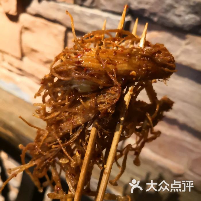 乐彡二荆条油炸串串金针菇图片-北京串串香-大众点评网