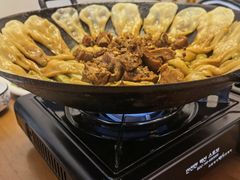 排骨豆角粘卷子-钰田大院·怀柔地道农家菜·烤虹鳟鱼(雁栖湖店)