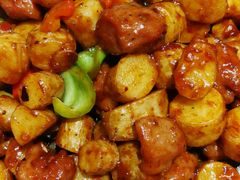 -东来菜馆•手抓海鲜家常菜•海鲜锅贴(鸽子窝店)
