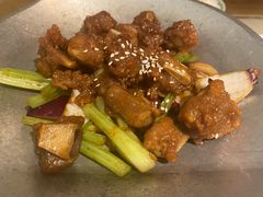 蒜香蜜汁排骨-绿茶餐厅(西单老佛爷店)