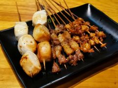 烤百日羔羊肉-淄博牧羊村烧烤(福田店)