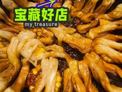 排骨豆角卷子-华盛园卷子王农家菜水库鱼