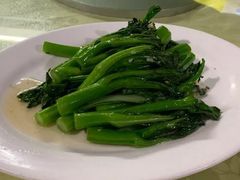 蒜蓉炒菜心-锦记私房菜馆