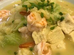 鲜虾白菜炖冻豆腐-渔娘渔家丹东海鲜(东直门店)