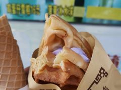 班戟薄饼夹雪糕单球-成裕雪糕店(士多店)