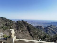 从观景平台看南天门-天津盘山风景名胜区