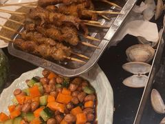 碳烤羊肉串-百味源炭火烤翅 ·夜市大排档(酒仙桥店)