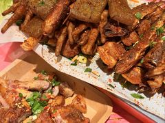 麻辣五花肉-为民烧烤吧.自贡爆炒菜(收录10年好店)