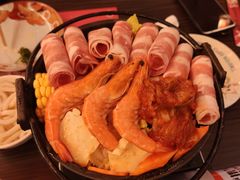豪华海鲜肥牛泡菜锅-仙隐小鹿中華の日料(荣民龙首广场店)