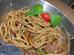 黑椒牛柳炒意面-麓椿花园西餐厅(海乐世界店)