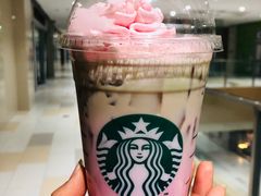 粉樱冰抹茶拿铁-星巴克臻选(南京江宁万达广场店)