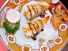 火炙鲜虾手握-仙隐小鹿料理食堂(惠济万达店)
