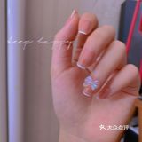 少女心法式美甲