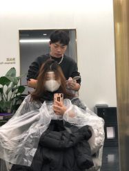 点击看大图 -3AM HAIR SALON染发接发