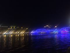 珠江夜景-珠江夜游西堤码头