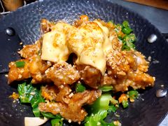 蒜香芝士牛蛙锅-探鱼·鲜青椒爽麻烤鱼(北京路天河城店)