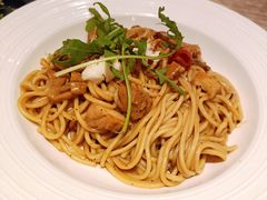 奶油菌菇鸡肉培根意面-必胜客(东莞地王店)