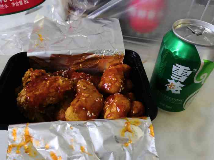 chickenow韩式炸鸡&啤酒(锦江店)-"外卖小食 单人份的炸鸡啤酒 其实两