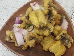 椒盐九肚鱼。-新名仕(仙霞路店)