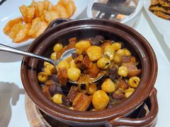 红菇莲子焖烧肉-四季民福烤鸭店(望京南湖东园店)