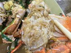 姜葱炒蟹-贞姨美食·老字号海鲜大排档
