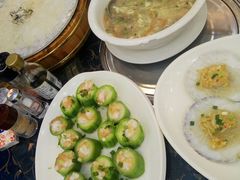 鲜虾瑶柱蒸胜瓜-祈胜邨•顺德鱼生•顺德菜(容桂店)