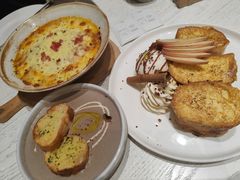 焦糖肉桂苹果舒芙蕾Pancake-娜娜家•Nana's restaurant(国金汇店)
