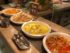 自助取餐区-南京东郊国宾馆