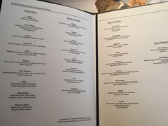 菜单-Le Bernardin