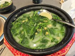豌豆尖耙豌豆汤-陶德砂锅(蜀汉路店)
