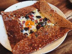 鸡蛋蘑菇熏肉荞麦可丽饼-RAC BAR(安福路店)