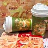 百分茶和苏绣非遗联名系列 太炸裂了 我先喝啦！ 