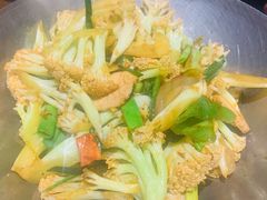 干锅有机花菜-吴越荣记苏州菜·松鼠桂鱼100%活鱼现做(斜塘老街店)
